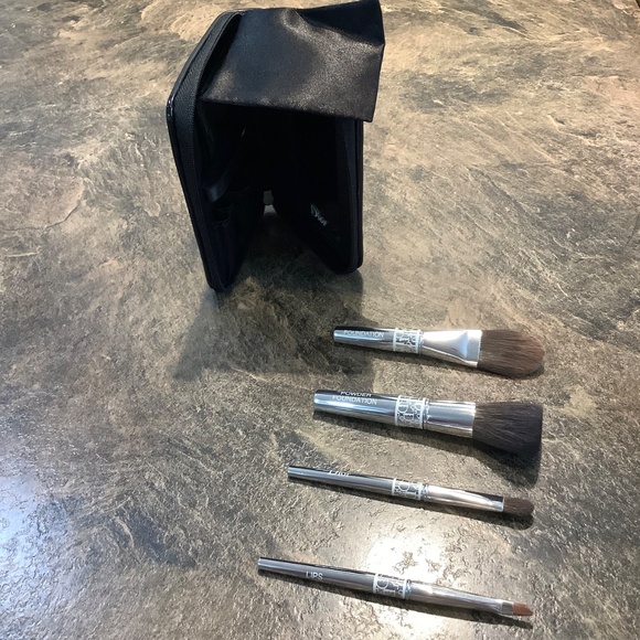 Dior Makeup Brush Set Wallet w Mirror - Picture 9 of 11